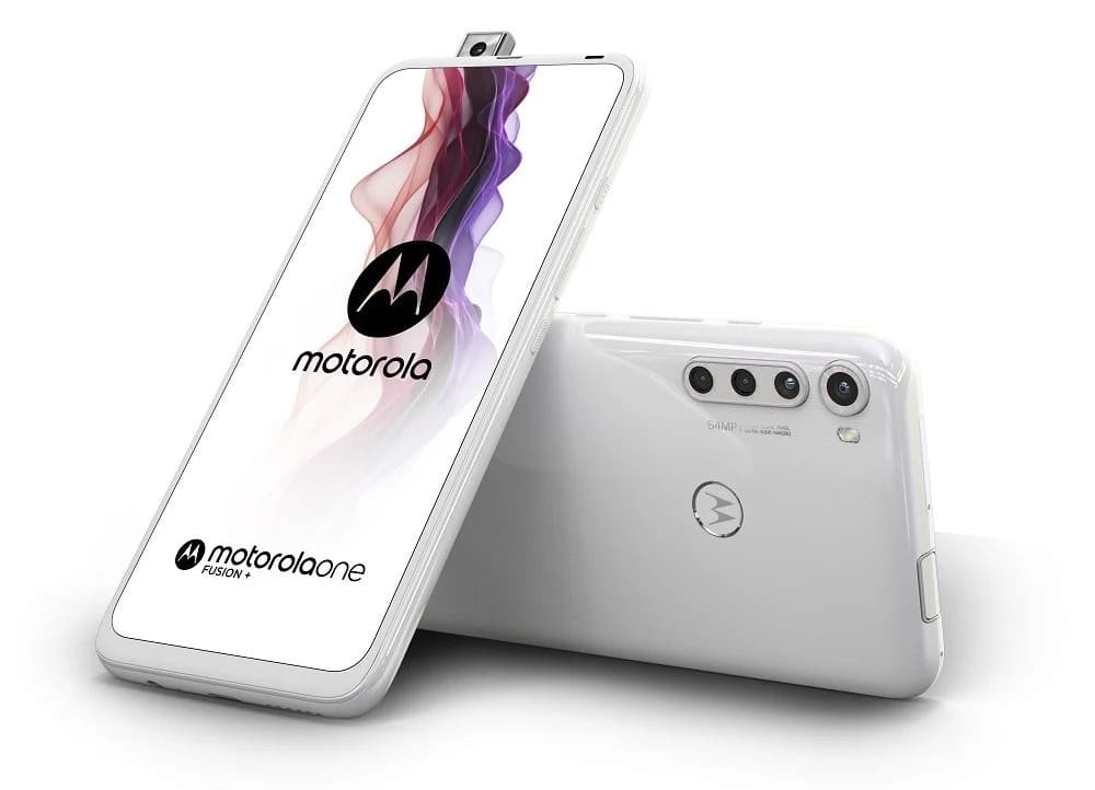 Versão branca do Motorola One Fusion+