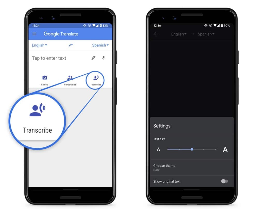 App do Google Tradutor terá o recurso de transcrição de áudio em tempo real