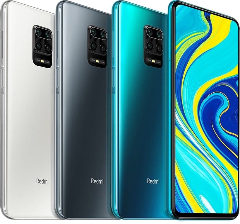Cores do Redmi Note 9S