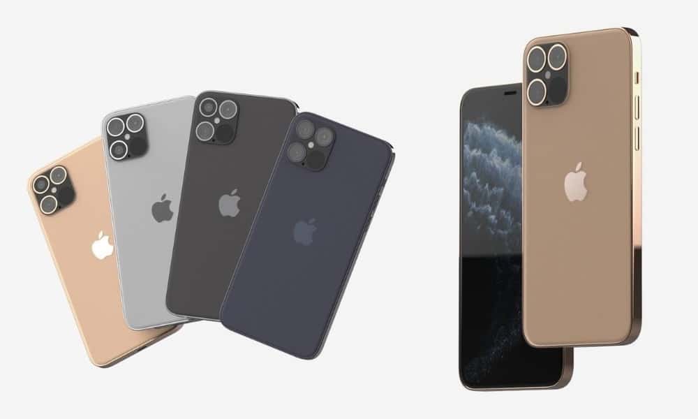 Possível design da linha iPhone 12, imagens criadas pelo site The Apple Post