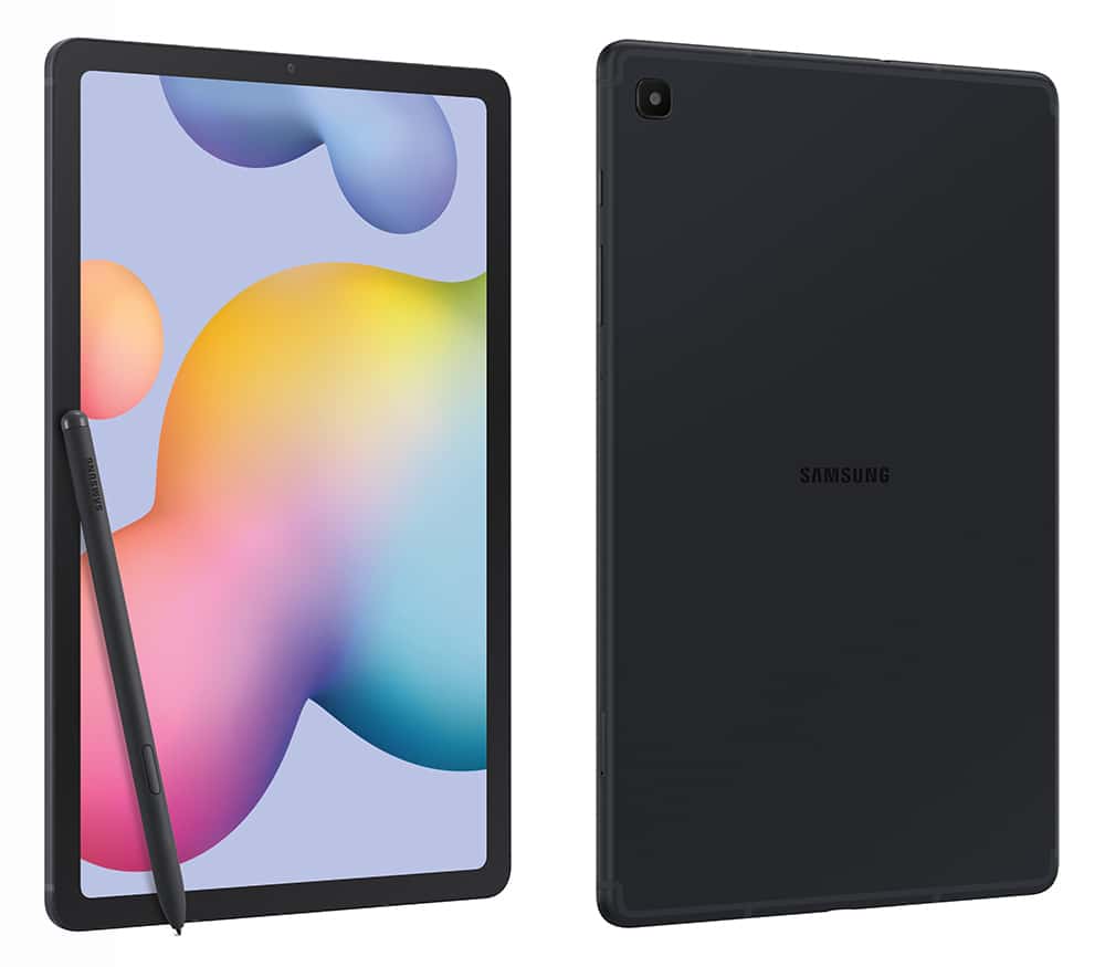 Tablet tem versões em cinza escuro, rosa e azul