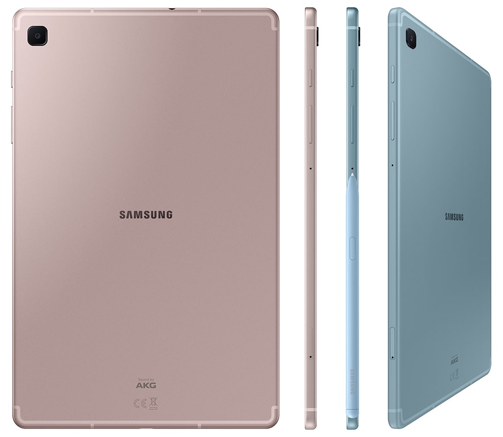 Tablet tem versões em cinza escuro, rosa e azul