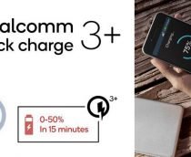 Quick Charge 3+ carrega até 50% da bateria em 15 minutos