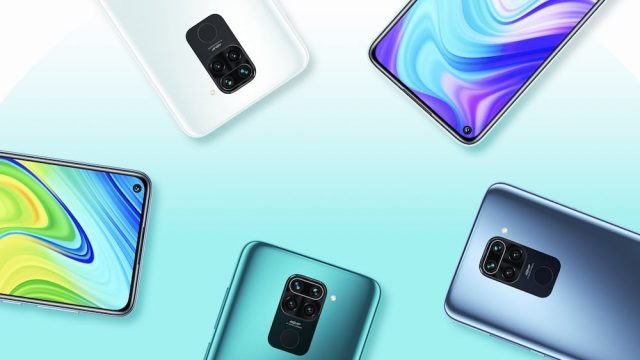Cores do Redmi Note 9