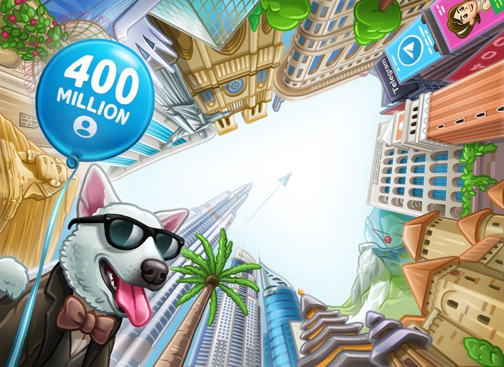 Telegram chega a 400 milhões de usuários mensais