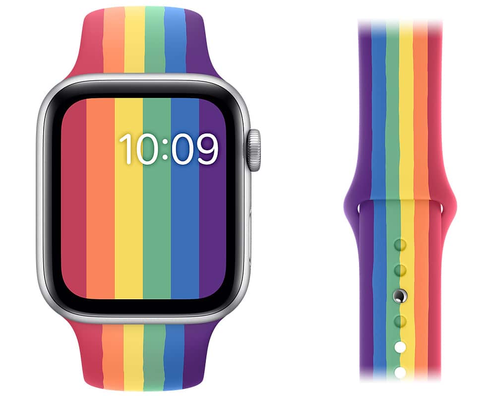 Novas pulseiras esportivas da Apple celebram o mês do Orgulho LGBTI