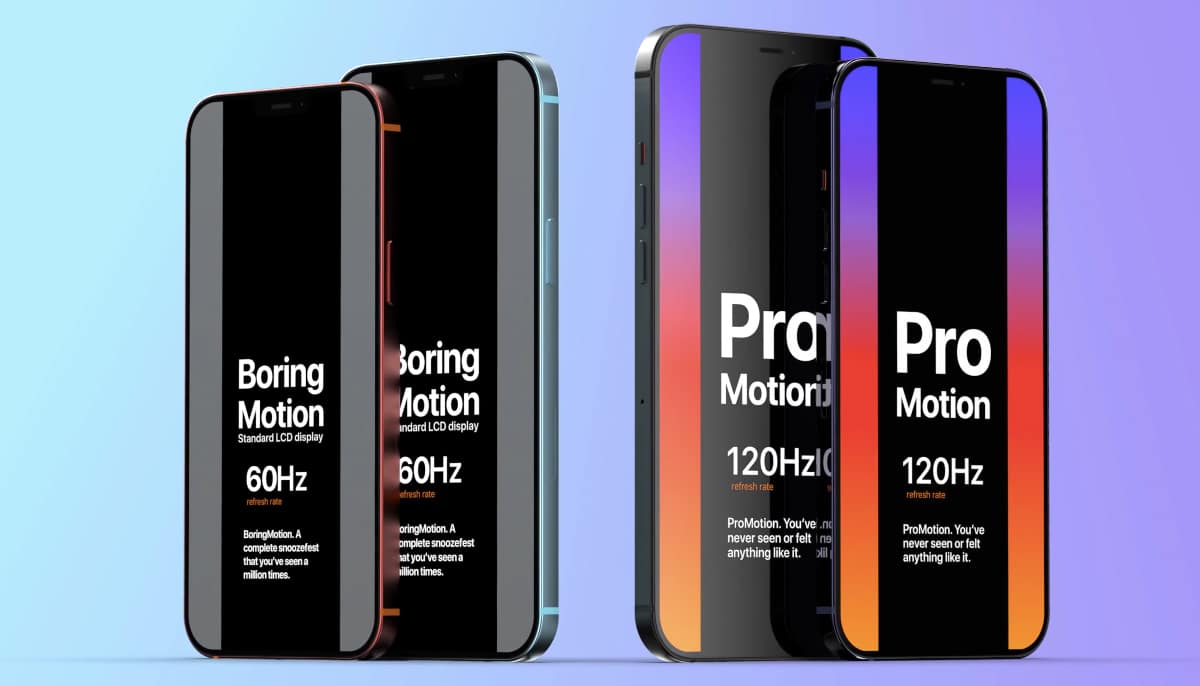 Telas do iPhone 12 Pro e Pro Max devem ter taxa de atualização de 120Hz