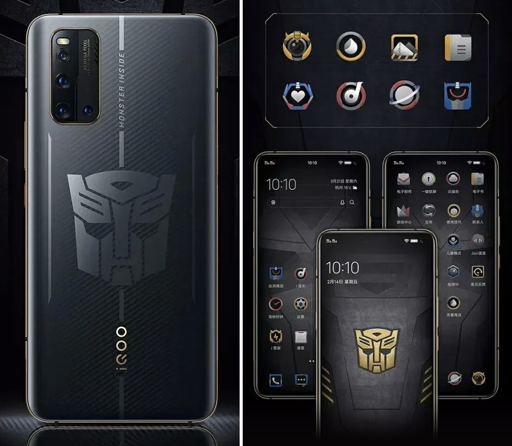 A interface do smartphone terá ícones e papeis de parede dos Transformers