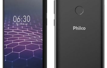 Philco Hit lançado no Brasil ao lado de um tablet