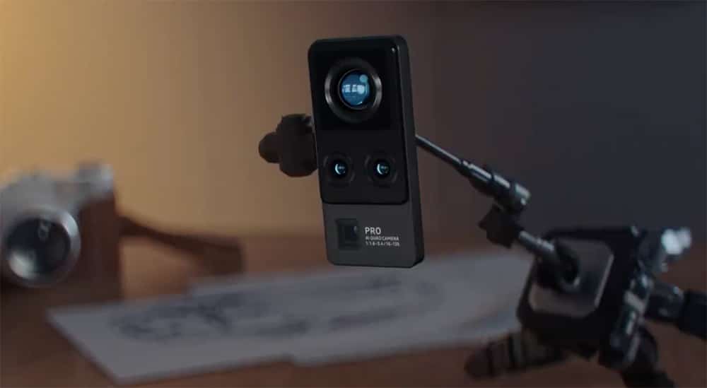 Detalhe do teaser da câmera do Vivo X50 Pro