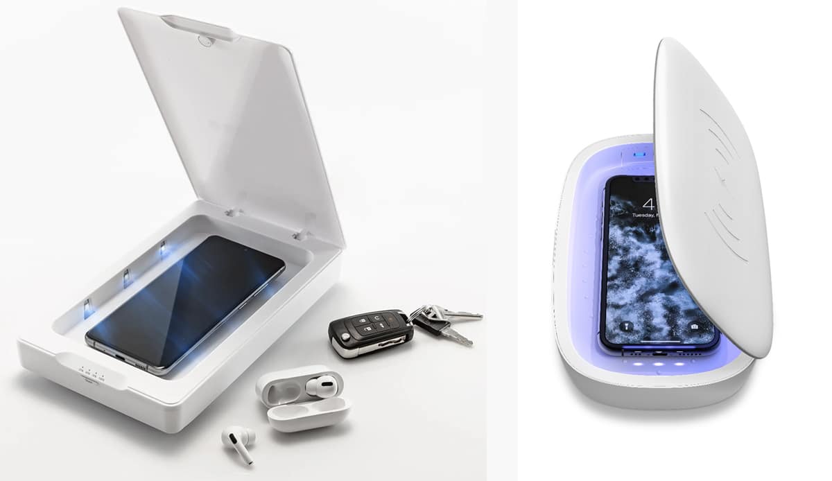 Esterilizadores UV Invisible Shield e Mophie