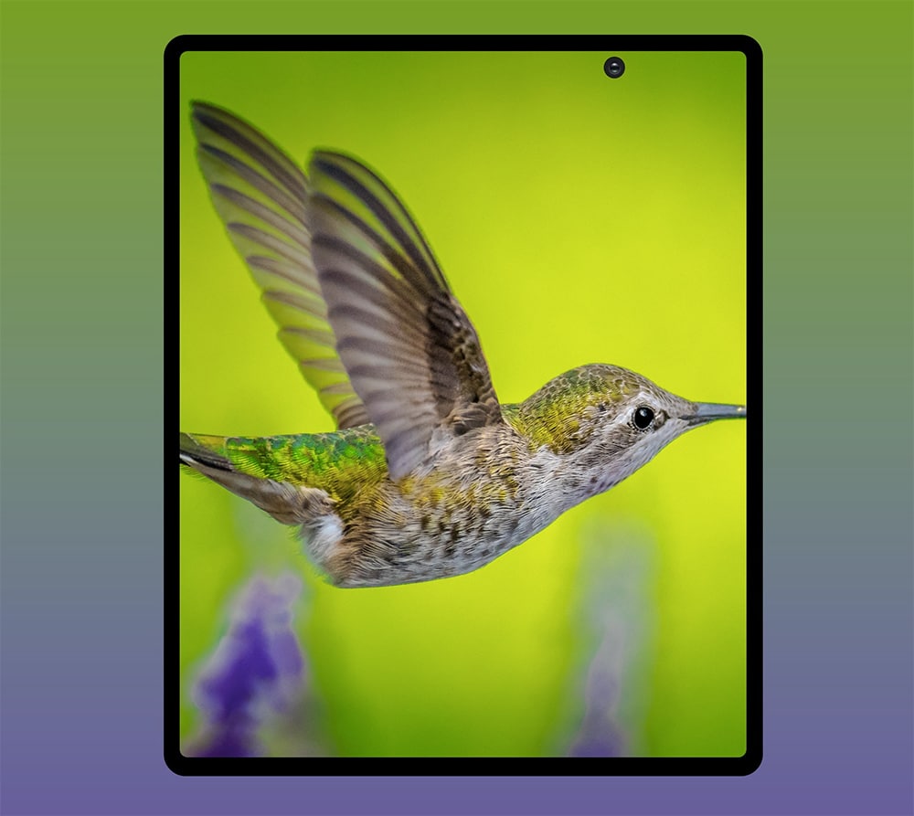 Imagem renderizada mostra o que pode ser a tela do Galaxy Fold 2 ou Galaxy Z Fold 2