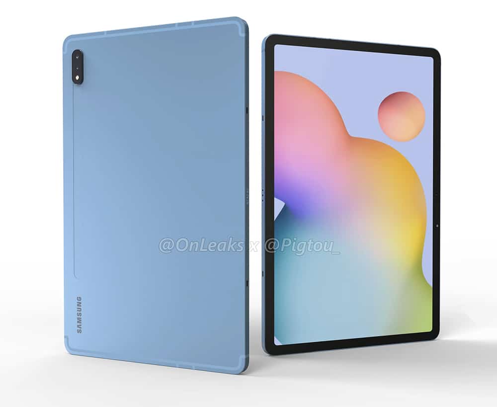 Imagens renderizadas de como deve ser o novo Galaxy Tab S7