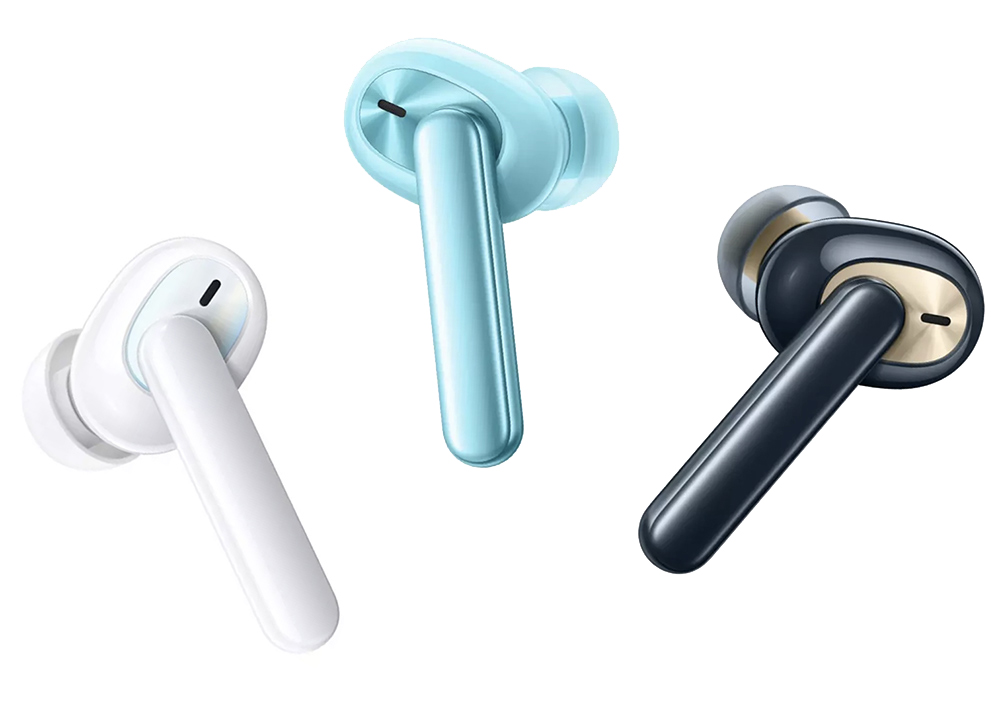 Cores dos novos fones da Oppo