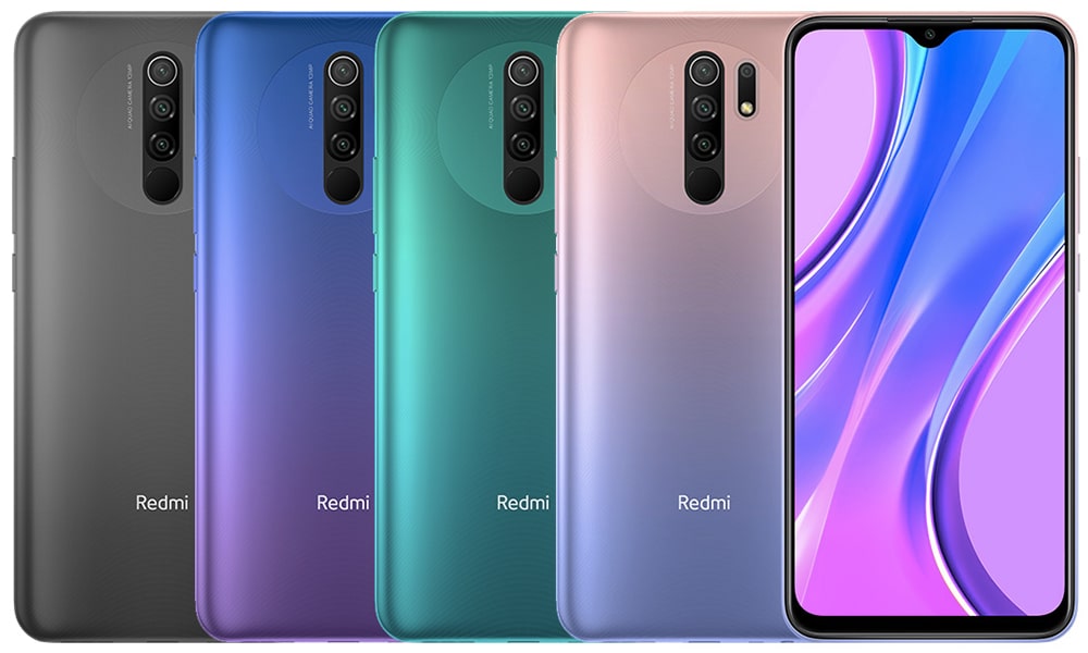 Cores do Redmi 9 na China