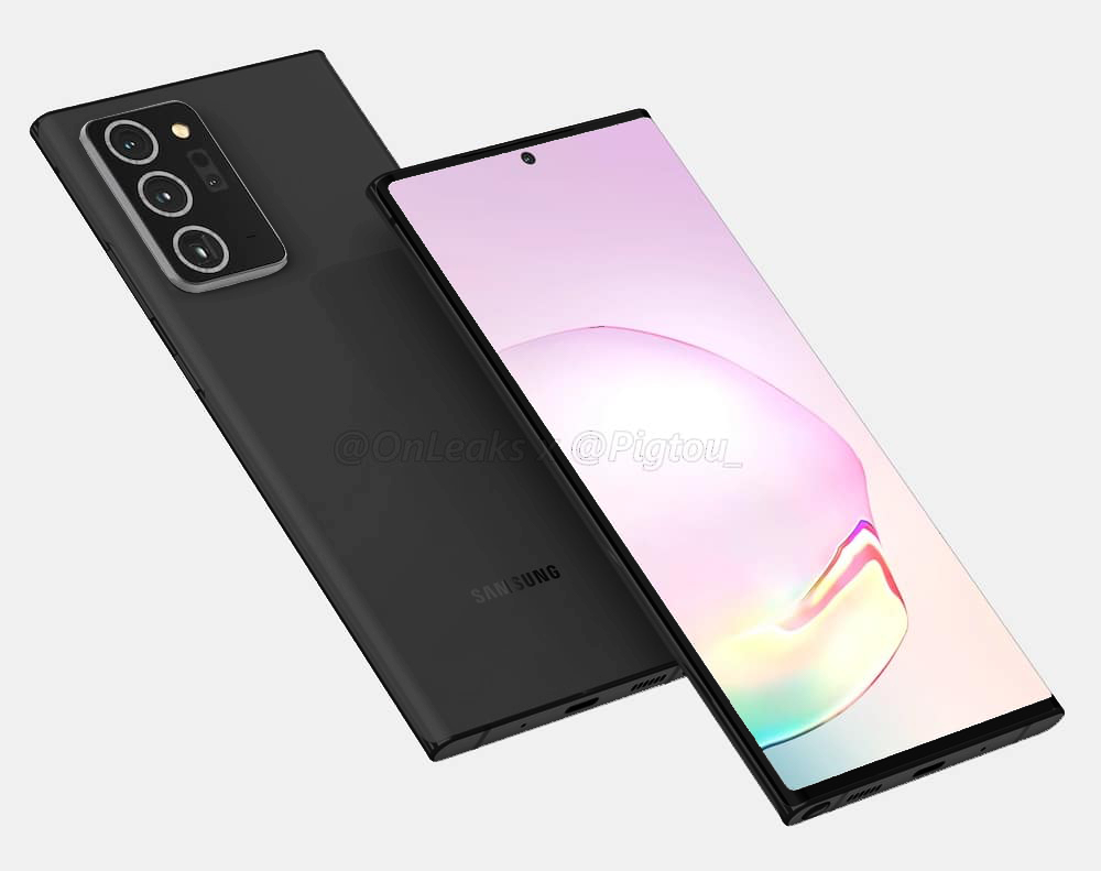 Versão preta do Galaxy Note 20+