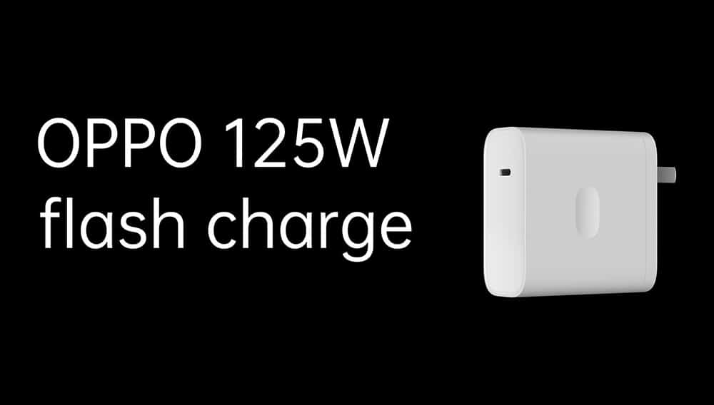 Tecnologia de carregamento de baterias Flash Charge de 125 watts da Oppo