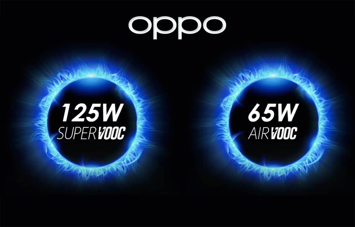 A Oppo lançou hoje sua tecnologia de carregamento de baterias Flash Charge de 125 watts, além de uma nova tecnologia de carregamento sem fio AirVooc de 125 watts