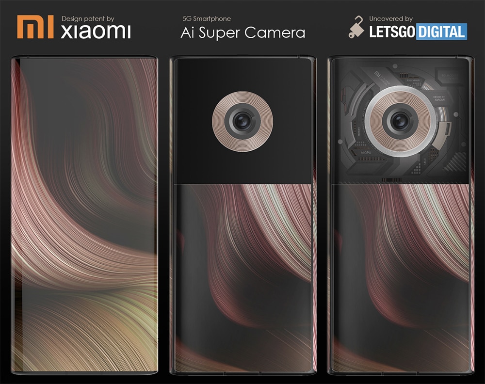 Patente da Xiaomi mostra tela surround com câmera traseira única