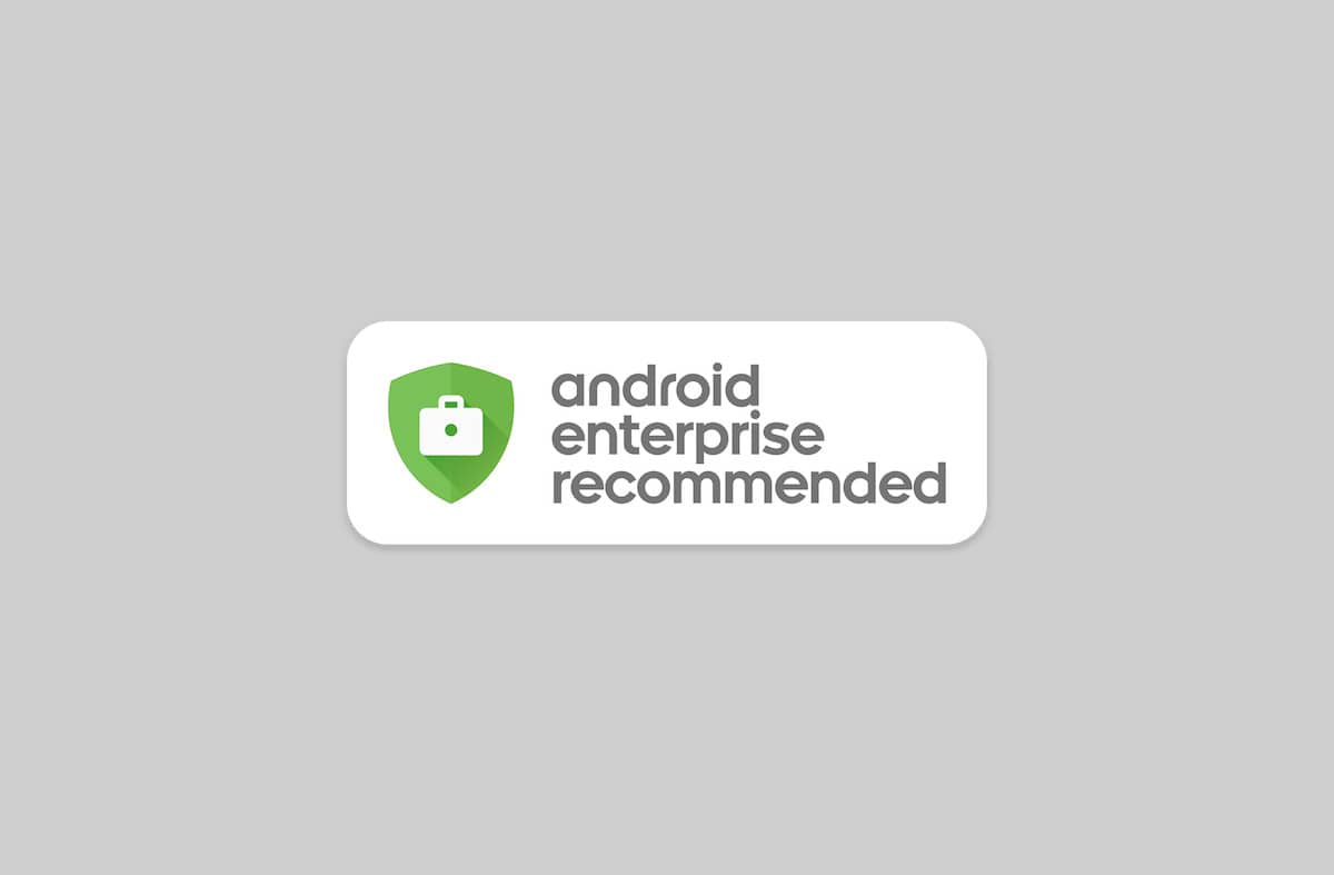 Site Android Enterprise Recommended mostra até quando dura suporte para equipamentos