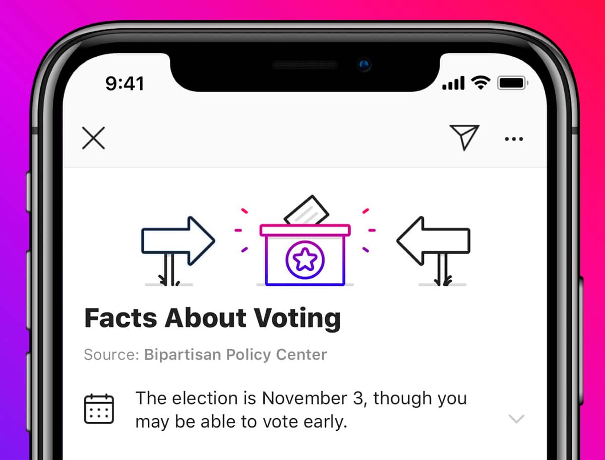 Instagram tira do ar posts recentes de hashtags antes das eleições dos EUA (imagem: montagem sobre imagem do perfil do Instagram no Twitter)