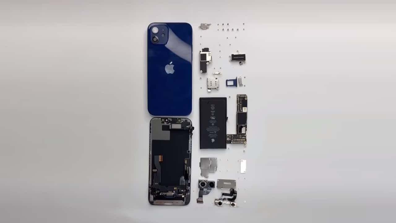 iphone 12 desmontagem