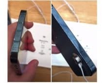 Imagens mostram iPhones 12 descascando na loja