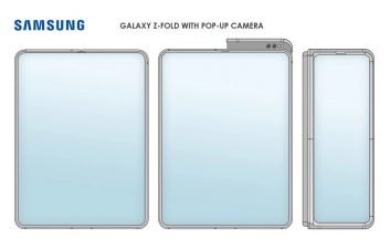 Samsung registra celular de tela dobrável e câmera retrátil