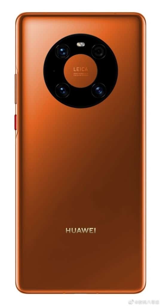 Huawei Mate 40 Pro, na cor laranja