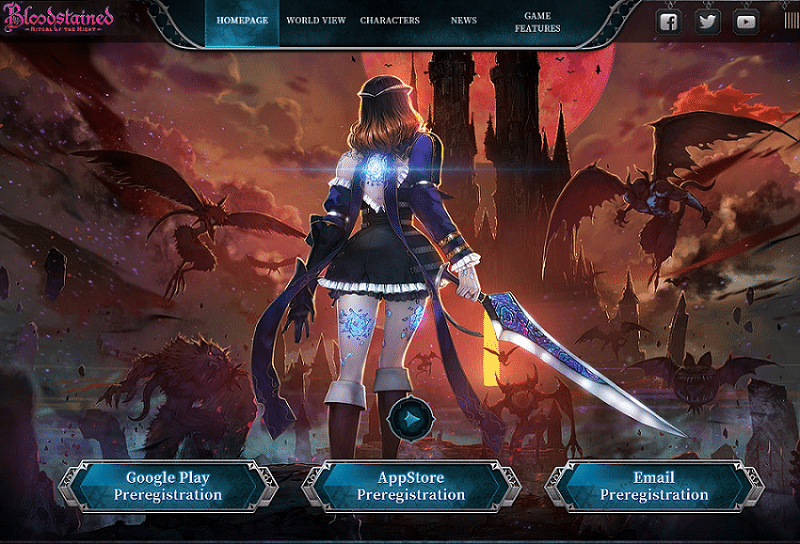 BloodStained: Ritual of the Night disponível em sistemas operacionais Android e o iOS