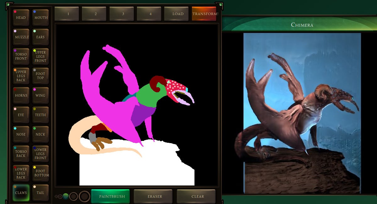 App para criar monstros do Google.