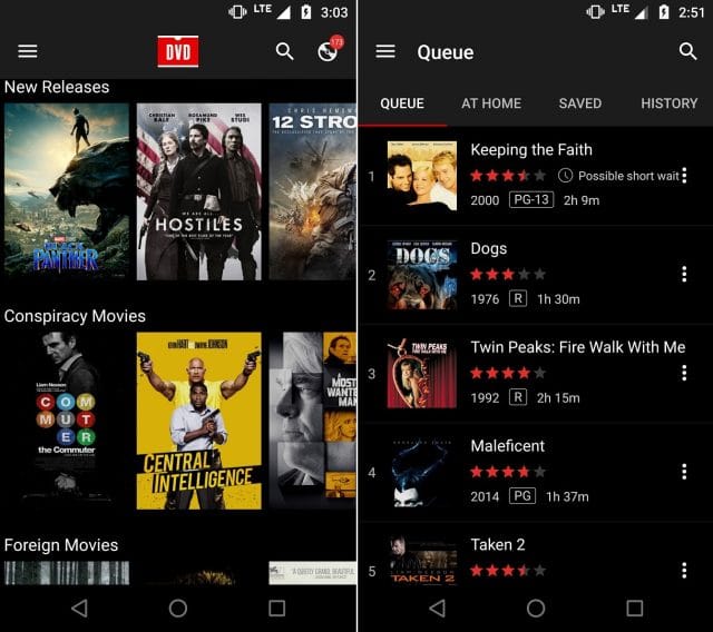 O aplicativo DVD Netflix para Android e iOS dá acesso aos assinantes do DVD Netflix - Crédito da montagem: Zirlene Lemos