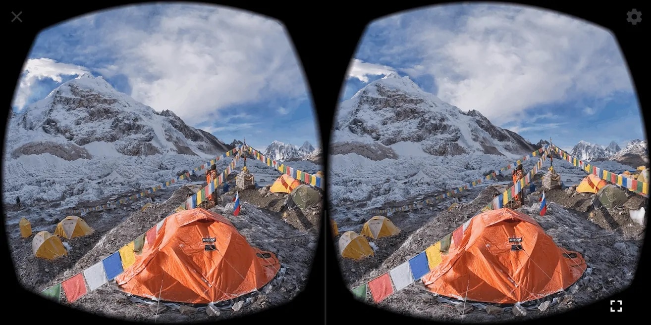 Visão de óculos de realidade virtual do Google Expeditions - Foto: Divulgação