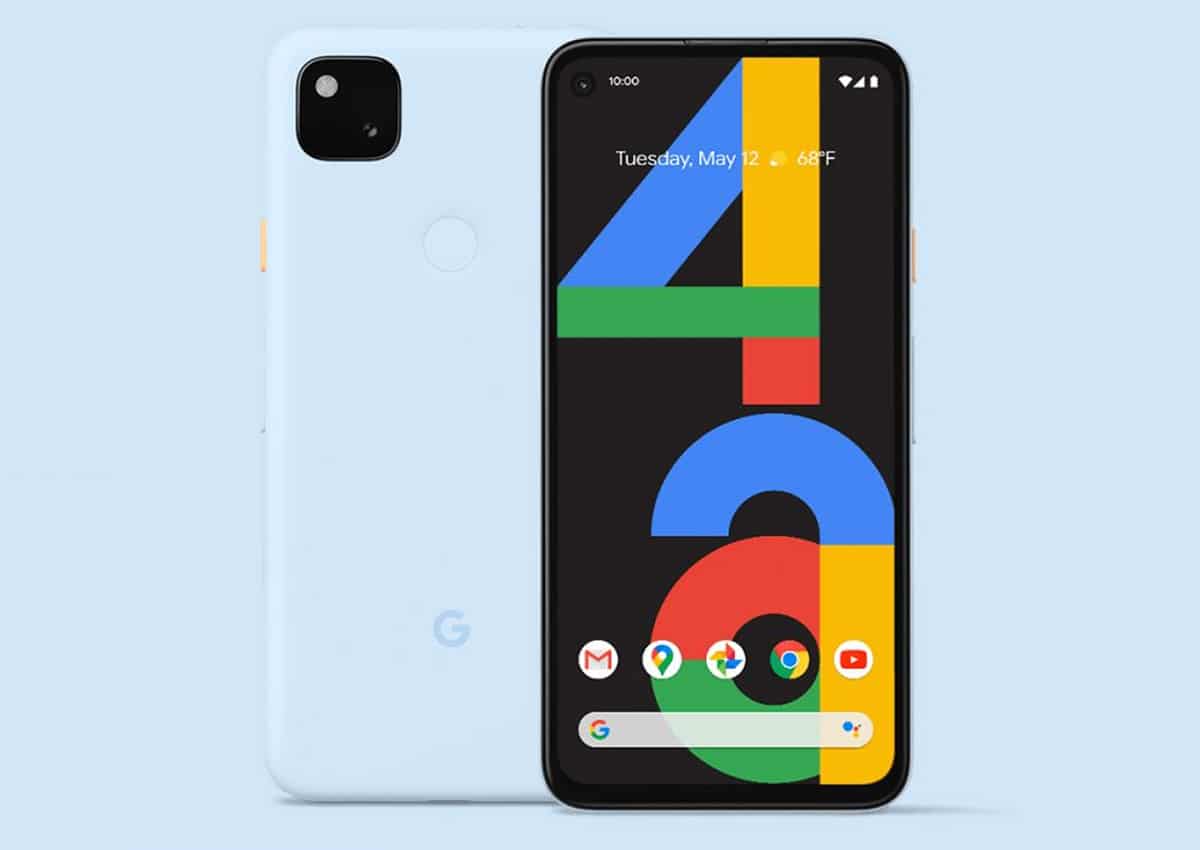Pixel 4A agora em azul calcinha (Reprodução: Google)