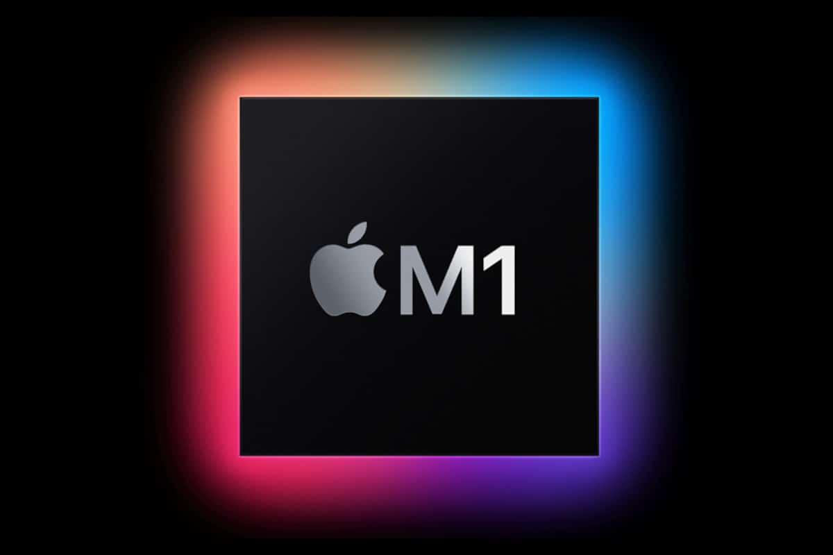 Imagem do Apple M1 que supera o GeForce