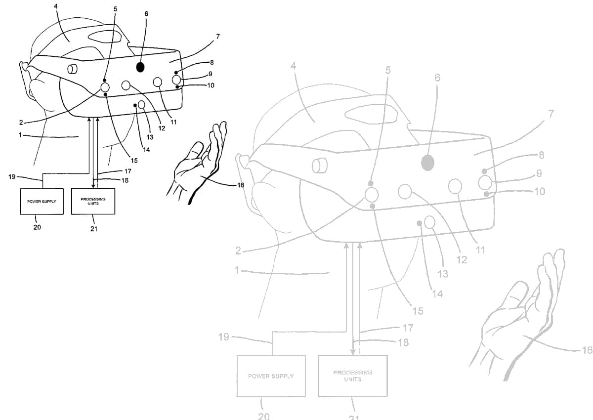Headset de realidade mista da Apple (Patente: Apple)