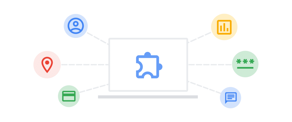 arte mostrando rede de dados no google