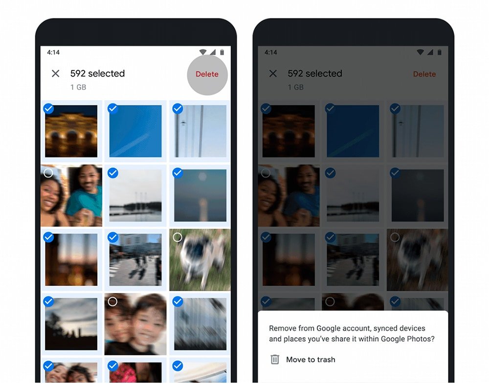 Nova ferramenta do Google Fotos, que vai perder armazenamento ilimitado de fotos em 2021