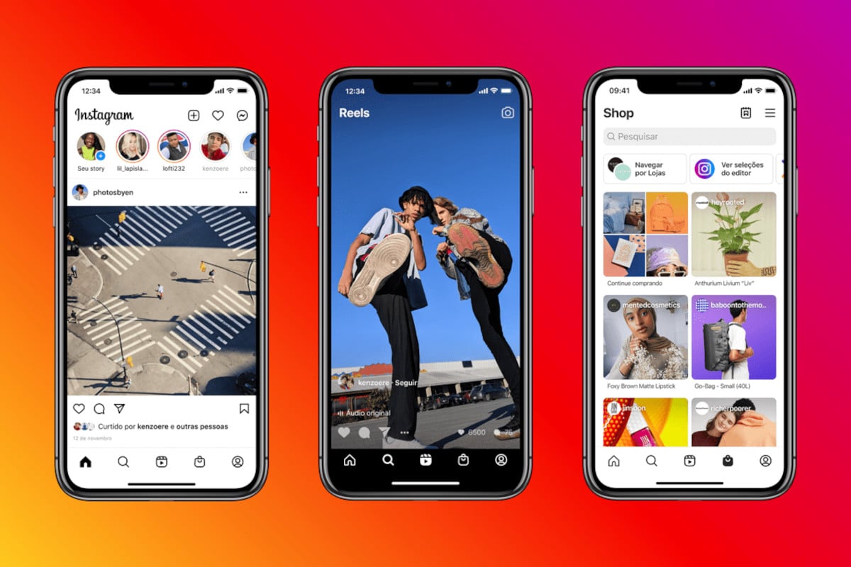 Instagram dá destaque para Reels e Loja