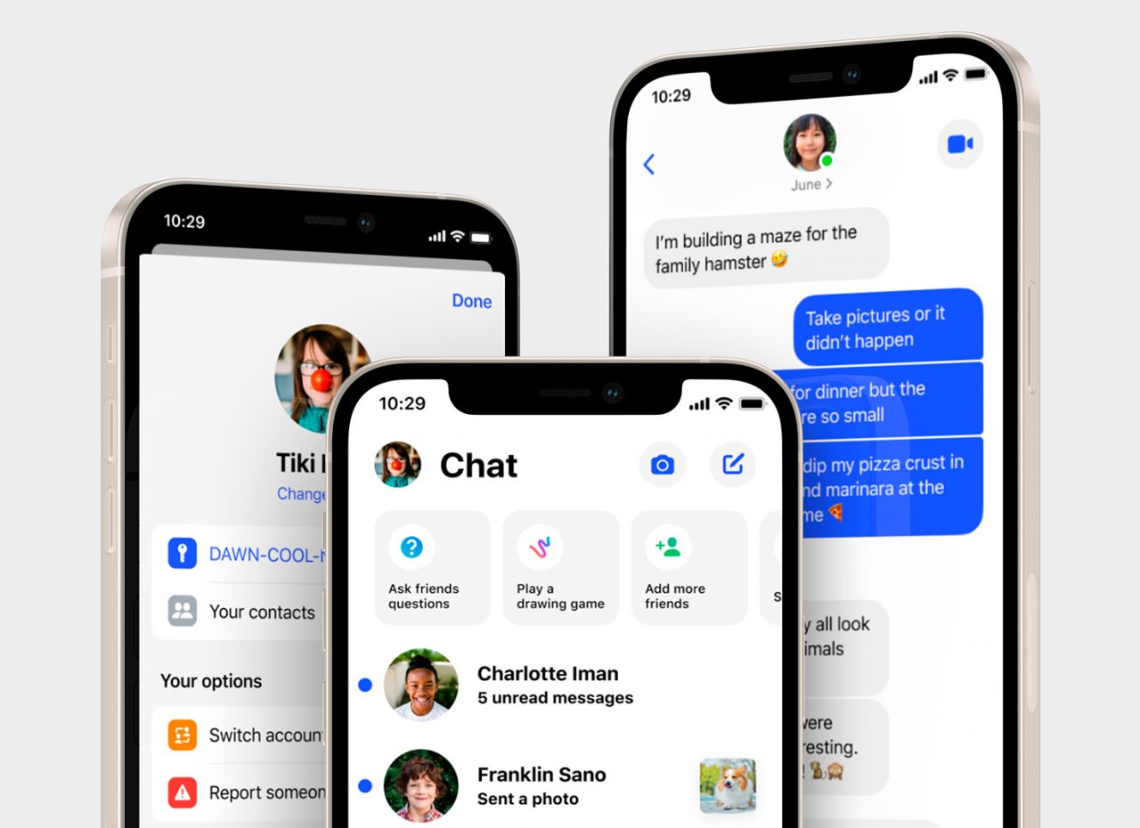 Messenger Kids ganha novo design (Divulgação)