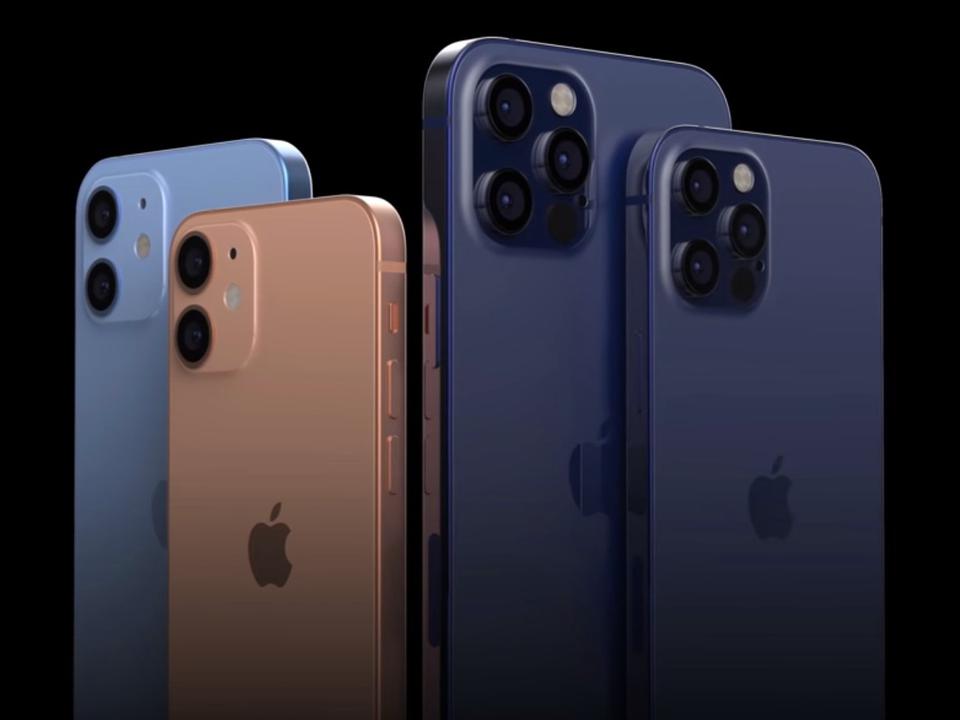 iPhone 12 lançado pela Apple, empresa superou a Samsung em vendas no fim de 2020