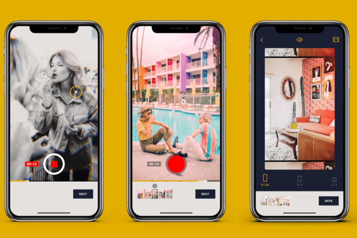 App de filtro polaroid do iPhone