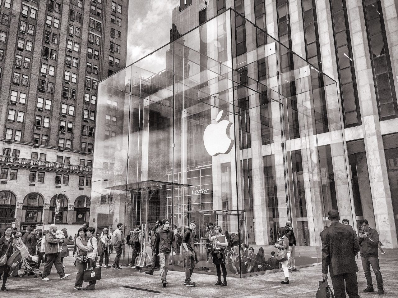 Fachada da Apple Store