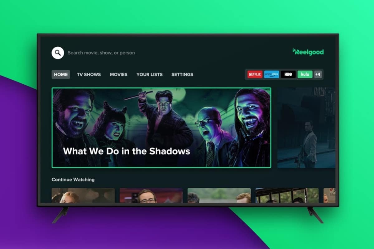 App RealGood com Tinder de Filmes