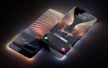 Samsung adota design radical e projeta celular que é 100% tela