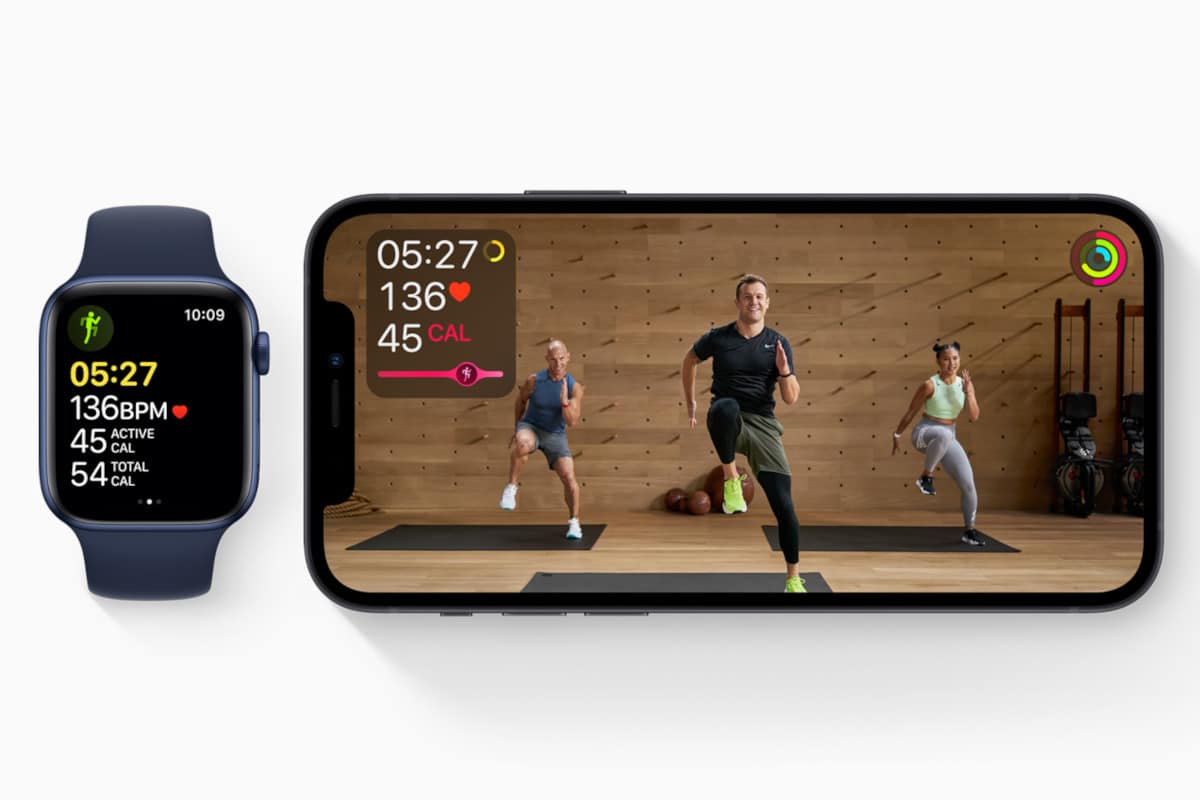 Imagem do novo serviço Apple Fitness+ que chega dia 14