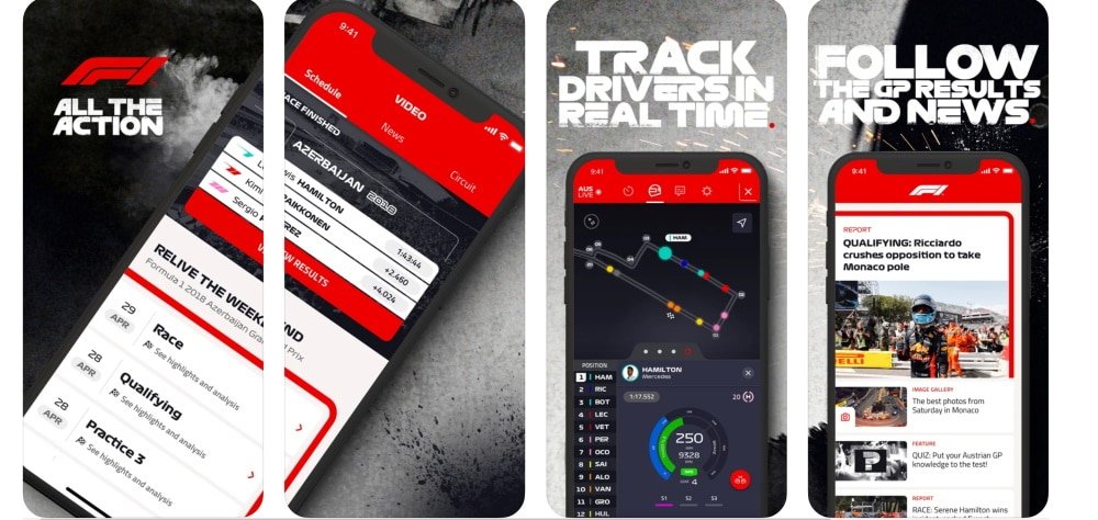 F1 também está na lista de apps para quem curte acompanhar esportes no celular