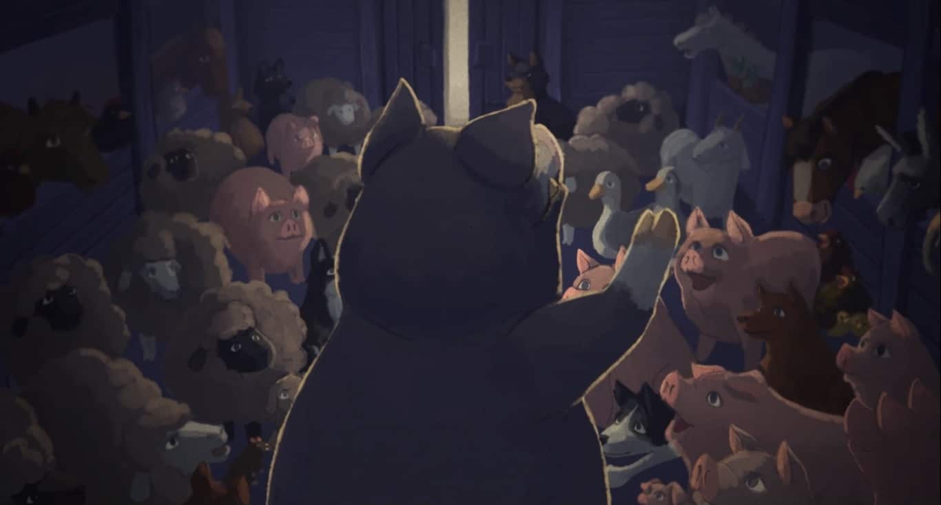 Print daadaptação para videogame do jogo Revolução dos Bichos Animal Farm - Credito Zirlene Lemos