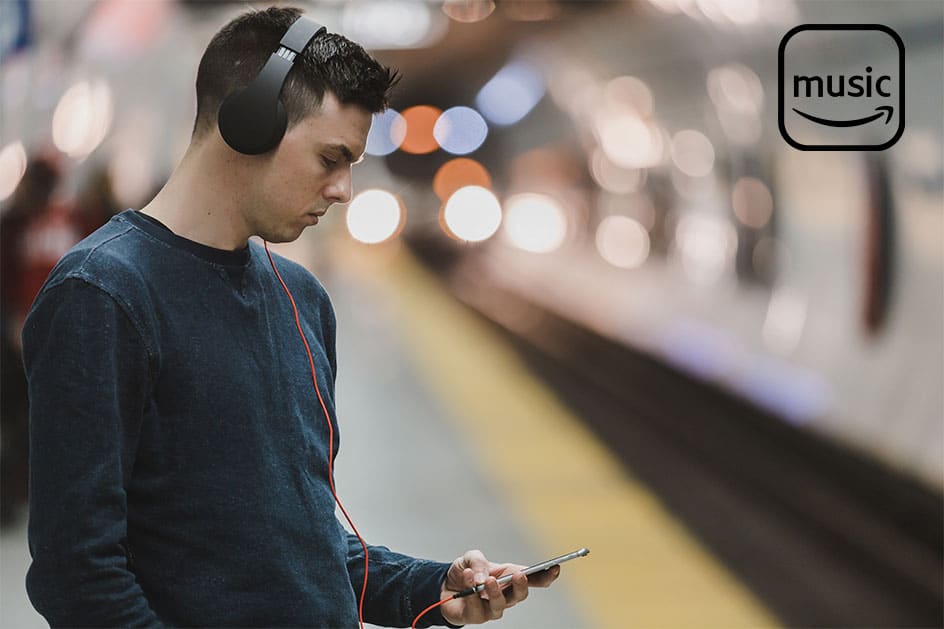 Painel de menu do Amazon Music - plataforma começou a oferecer vídeos de suas músicas para usuários Unlimited