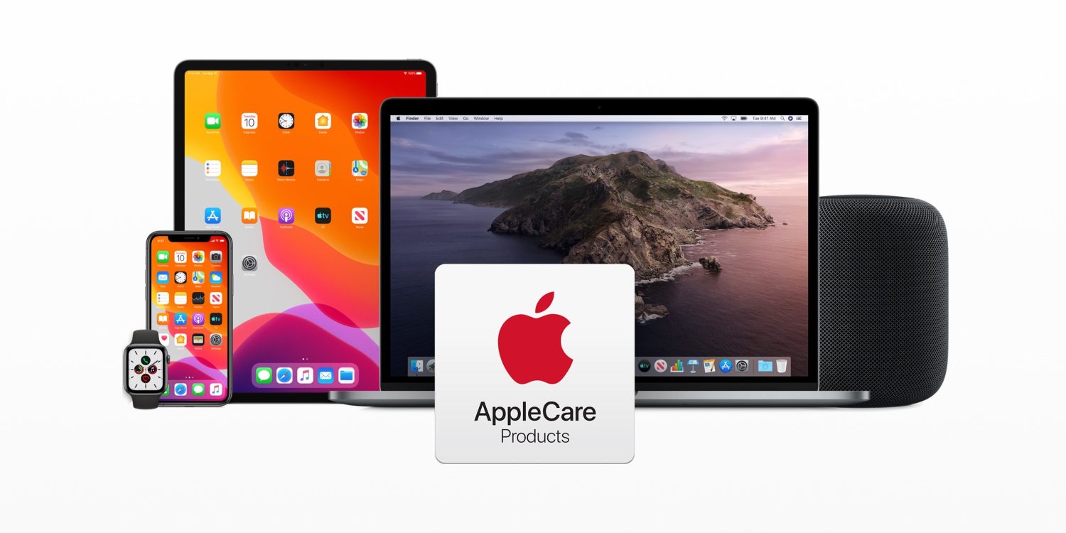 Imagem de produtos cobertos pelo AppleCare - Apple faz Anúncio em Dezembro